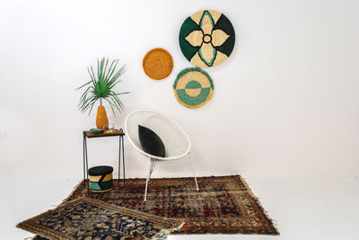 21" Large Bermuda Fringed Wall Disc II - KAZI