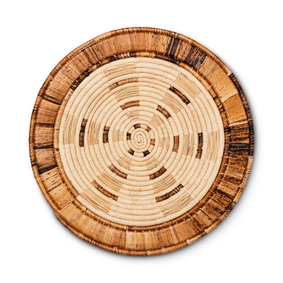 Town Square Wall Plate - 21" Bark Grains