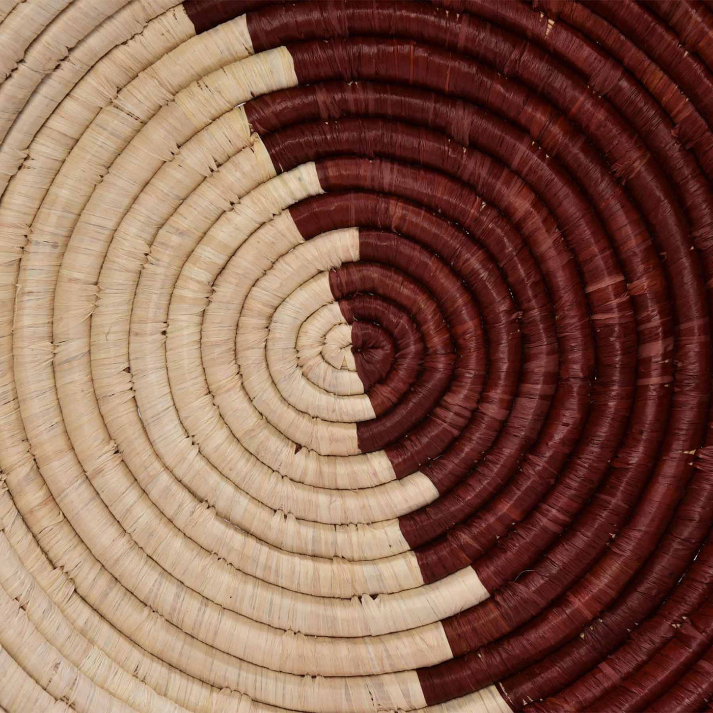 Copper Demi Woven Wall Art Plate