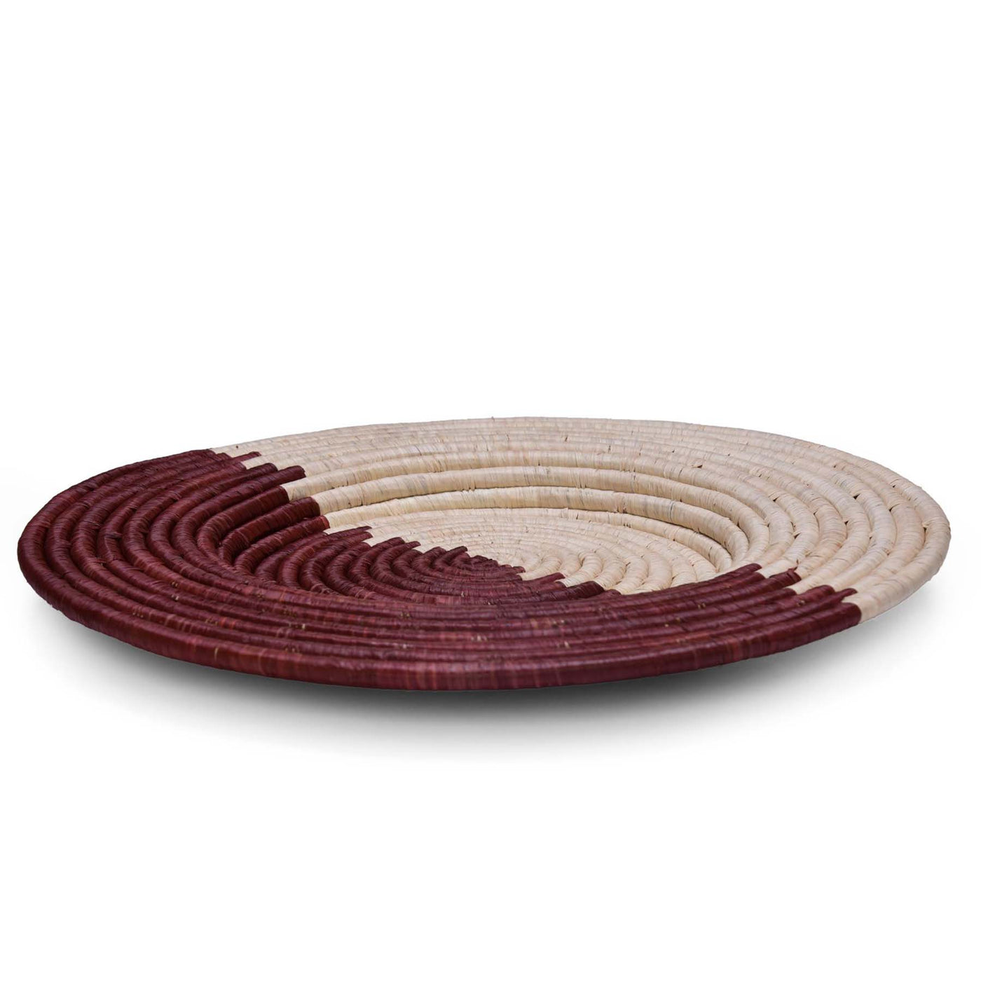 Copper Demi Woven Wall Art Plate