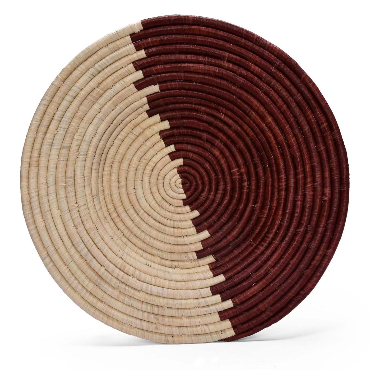 Copper Demi Woven Wall Art Plate