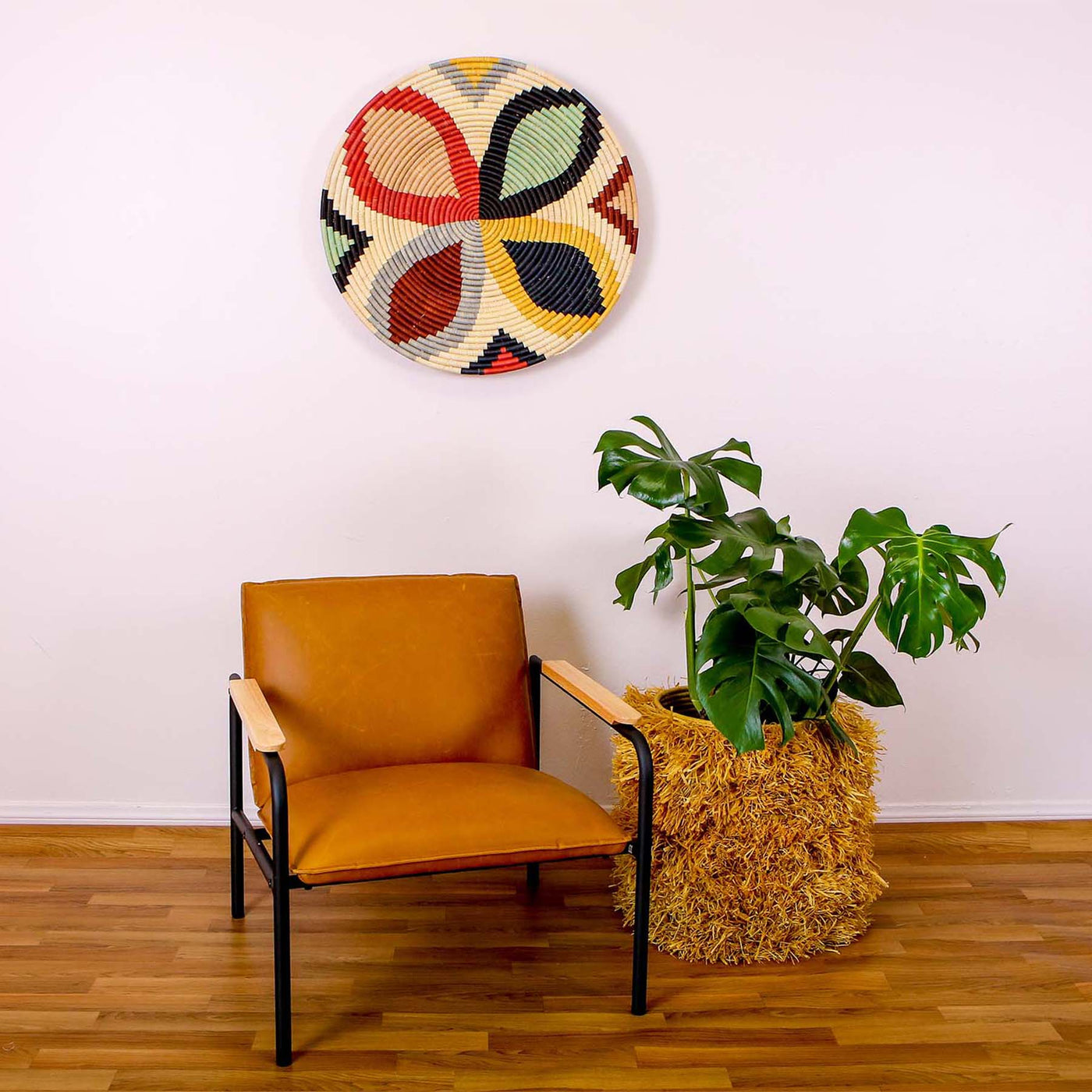 Extra Large Mod Annette Woven Wall Art Plate