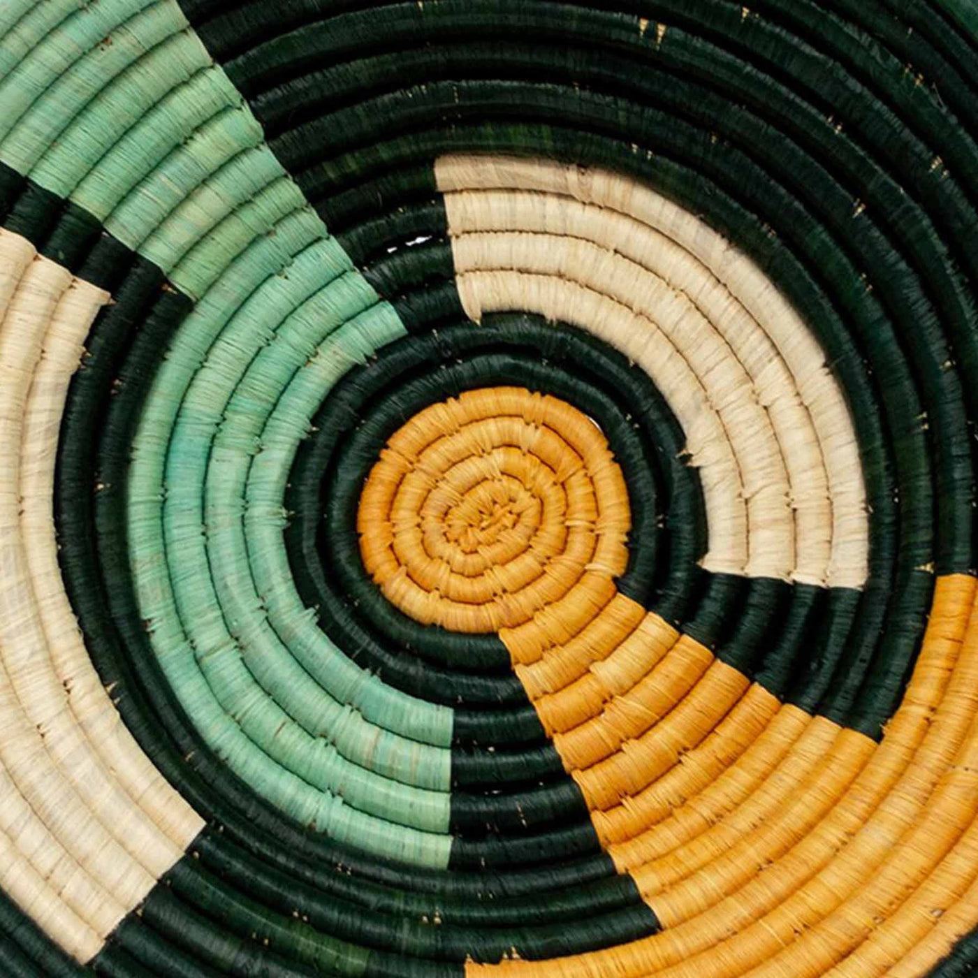 Large Bermuda Maze Round Basket
