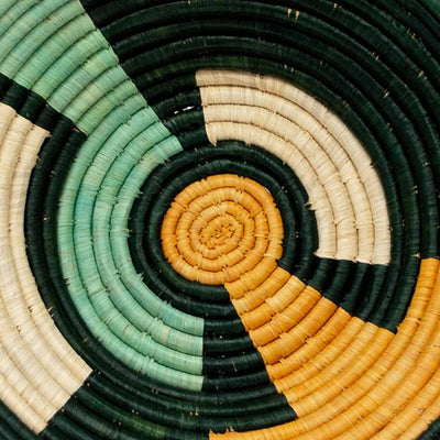 Large Bermuda Maze Round Basket
