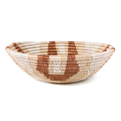 Medium Shades of Sand Round Basket
