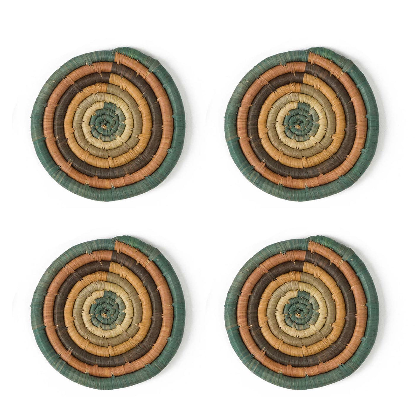 Seda Raffia Coasters, Set of 4
