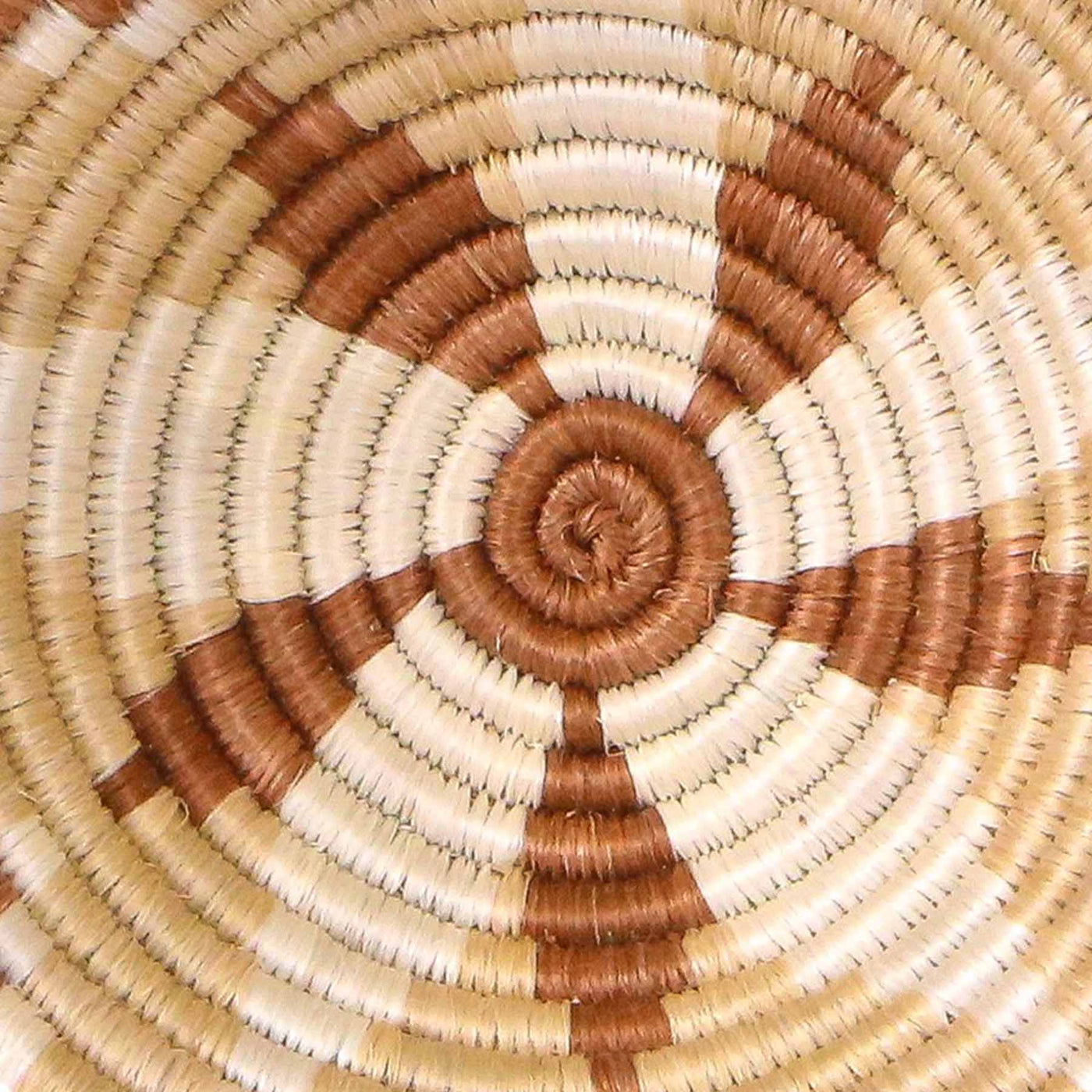 Small Shades of Sand Round Basket