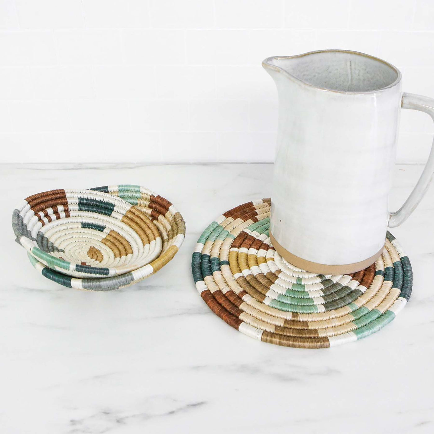 Small Soothing Sands Nyota Round Basket