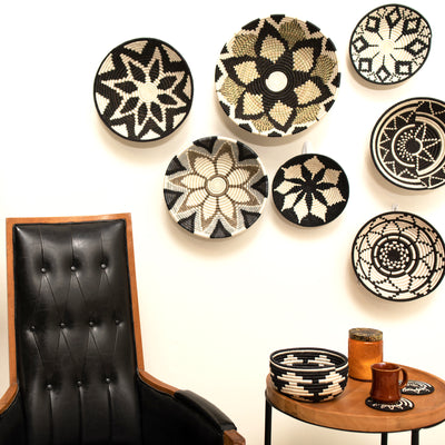 10" Medium Black Hope Round Basket