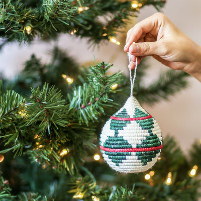 Diamond Bulb Ornament