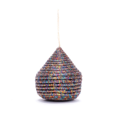 Multicolor Metallic Bulb Ornament