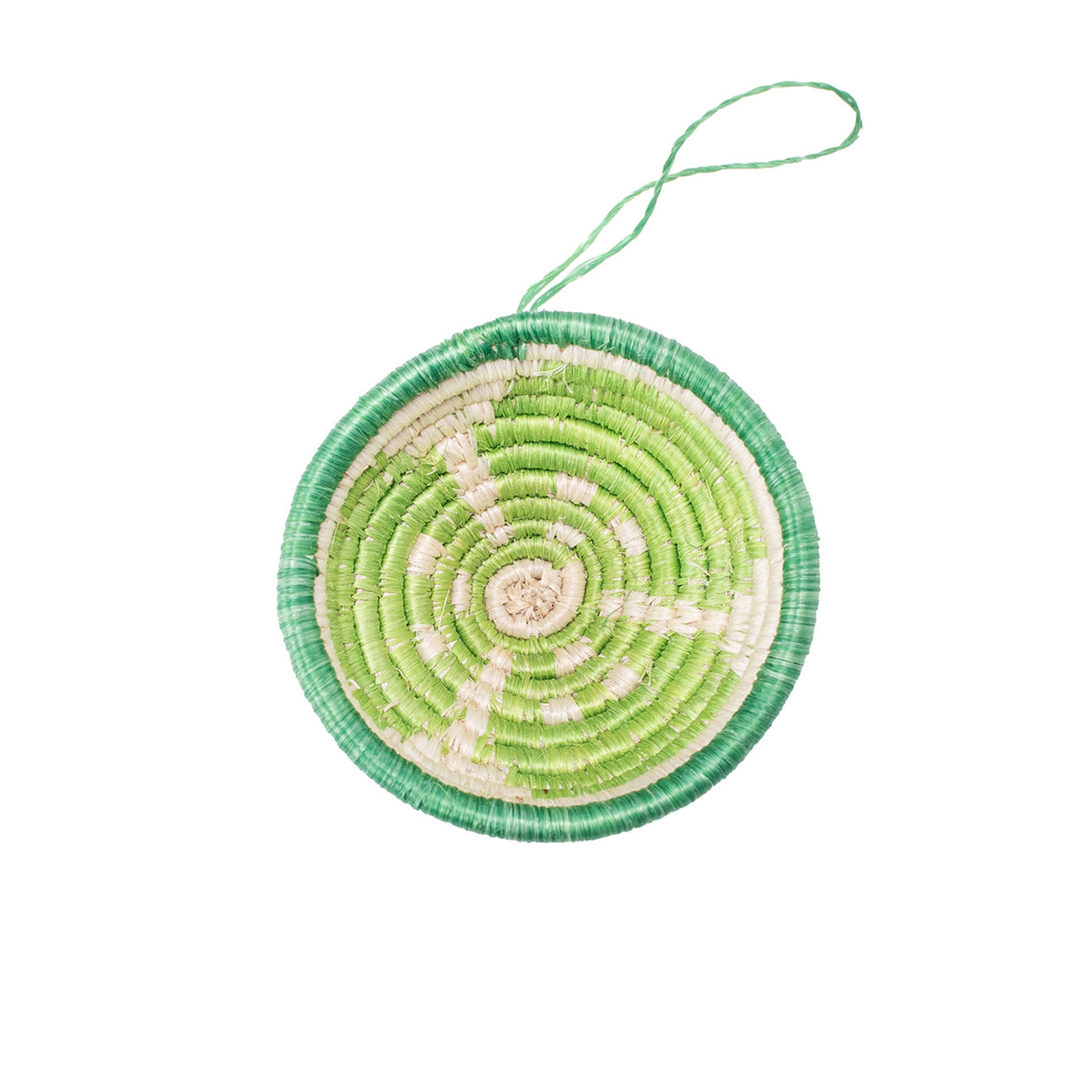 Lime Basket Ornament