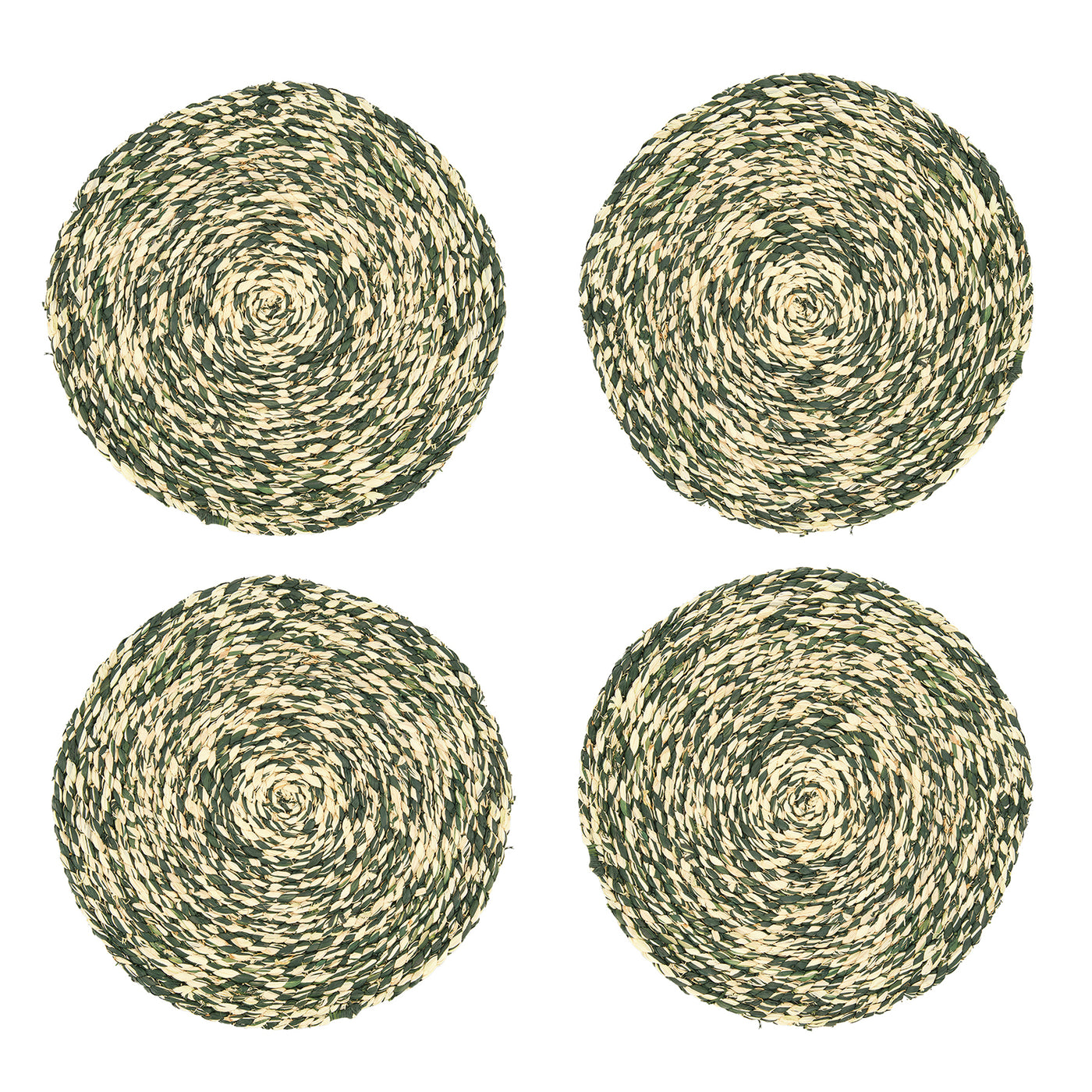 Pastel Placemats - Heathered Green, Set of 4