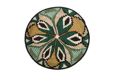 21" Large Ivy Tilda Plate Woven Wall Art Plate - KAZI