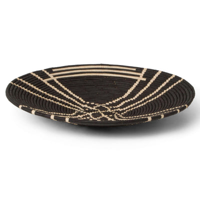 20" Large Sanaa Raffia Woven Wall Art Plate 2