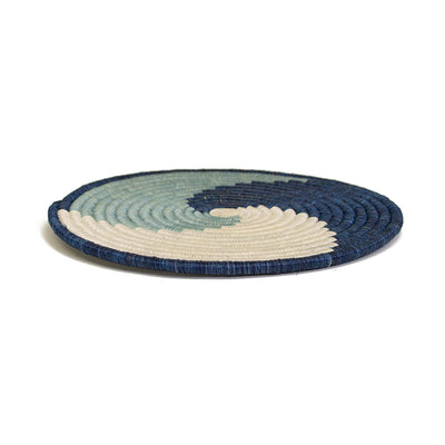10" Silver Blue Unity Trivet