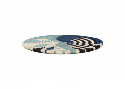 10" Silver Blue Biko Trivet - KAZI