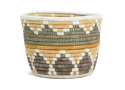 7" Medium Soft Gold Inzozi Tapered Planter - KAZI