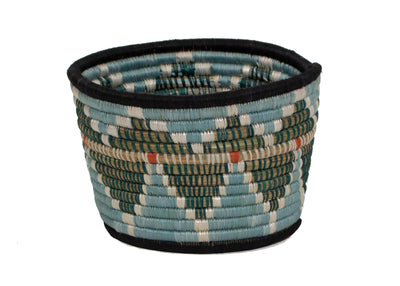 7" Medium Dusk Blue Kamere Tapered Planter - KAZI