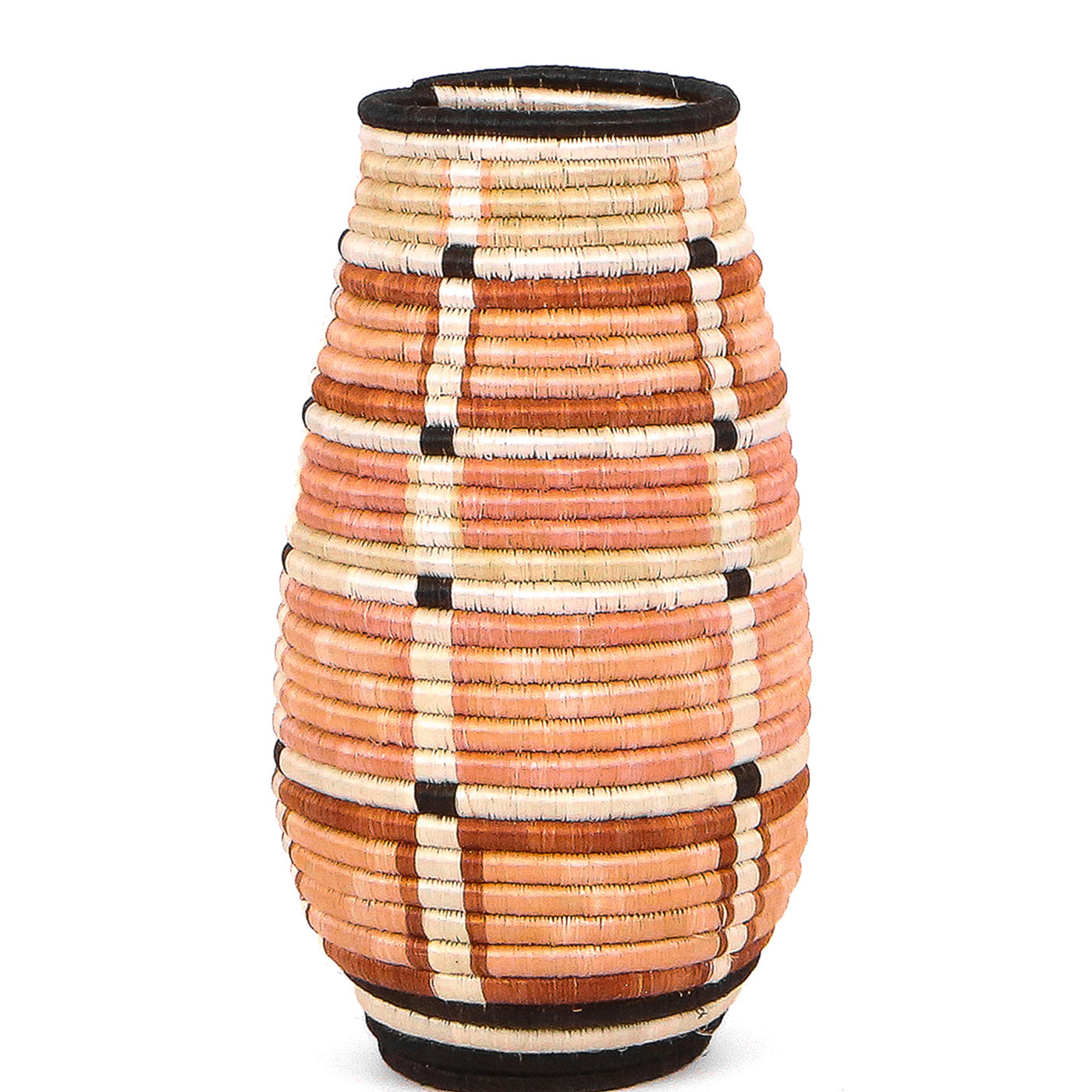 Petite Salon Vessel - 11.5” Peach Pillar Vase