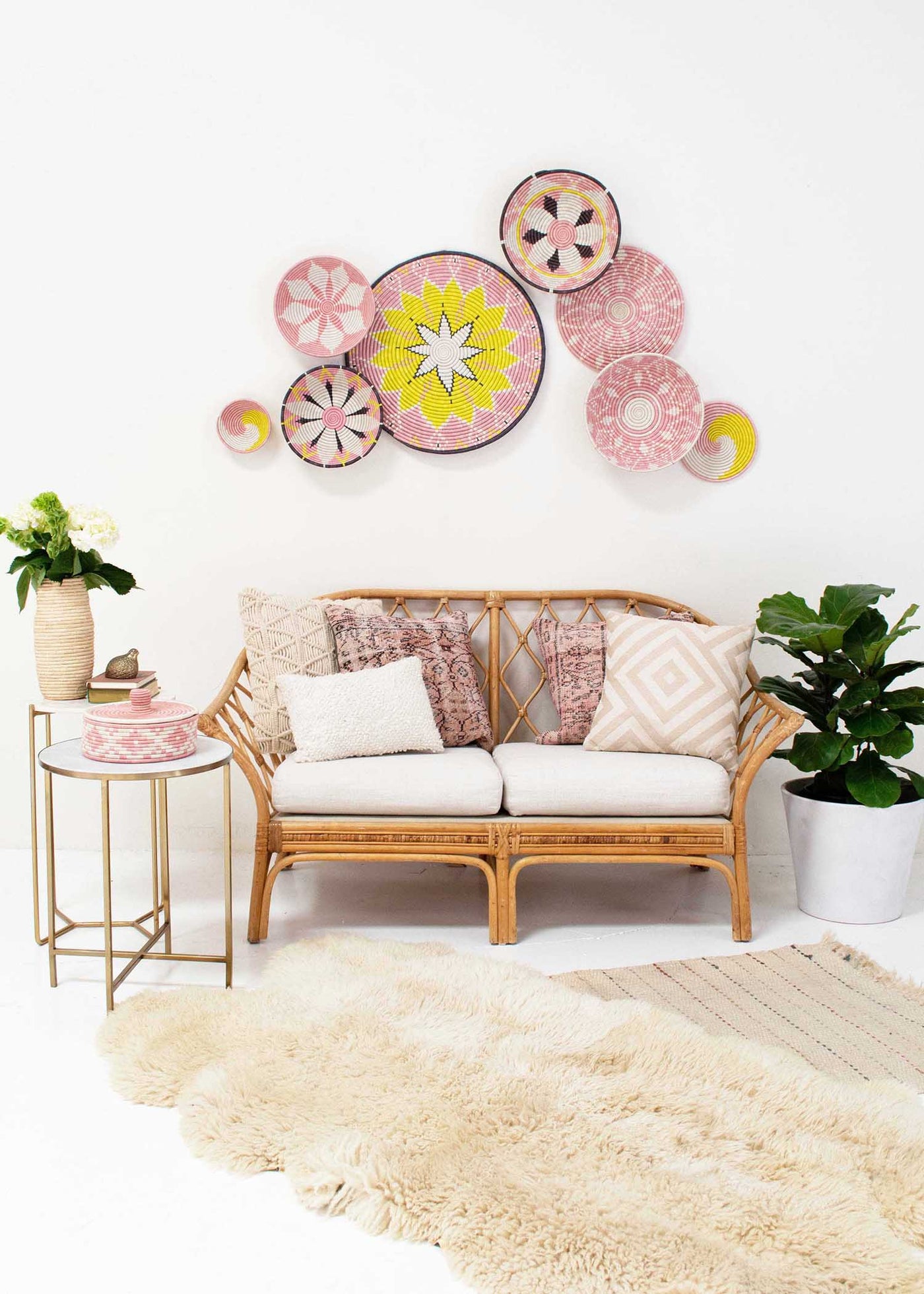 24" Jumbo Queen of Blush Wall Disc - KAZI
